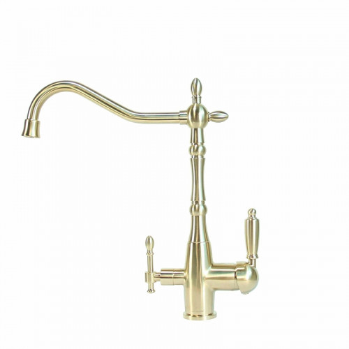 Смеситель для кухни Seaman Barcelone SSL-5387-LG цвет Светлое золото сатин