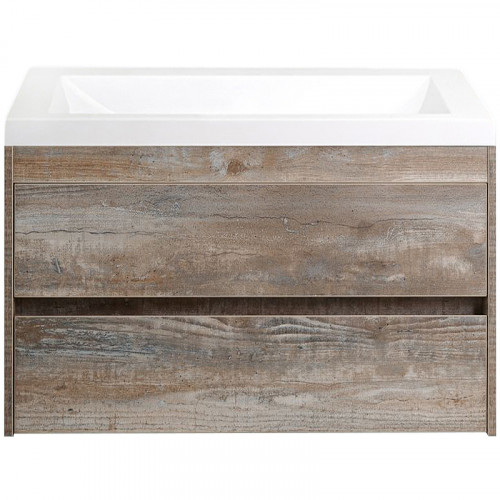 Тумба под раковину Art&amp;Max Family-900-2C-SO-PE подвесная Бетон Экзотик МДФ / ЛДСП