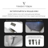Чугунная ванна Vinsent Veron Concept 150x70 VCO1507042H/VH0015NI цвет Белый с дугообразными ручками никель