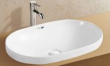 Раковина WeltWasser Deilbach 4028 59 10000004589 Белый глянец фаянс полувстраиваемая