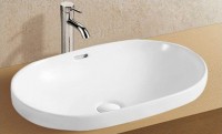 Раковина WeltWasser Deilbach 4028 59 10000004589 Белый глянец фаянс полувстраиваемая
