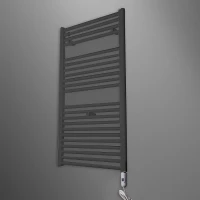 Электрический полотенцесушитель Irsap Ares 580x1118 EIM058IK1IR01NNN Черный матовый