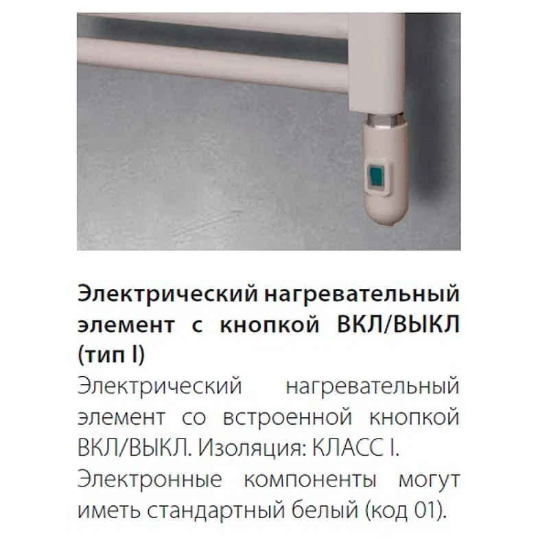 Электрический полотенцесушитель Irsap Ares 580x1118 EIM058IK1IR01NNN Черный матовый