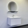 Тумба с раковиной Comforty Арзамас 80 00-00017884 подвесная Белая матовая