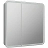 Зеркальный шкаф Reflexion Circle 800х800 RF2110SR с подсветкой Белый матовый
