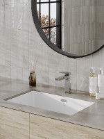 Раковина Orange 60 B02-600W Белая глянцевая фарфор встраиваемый