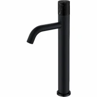 Смеситель для раковины Boheme Stick 122-B-MR-B Черный матовый