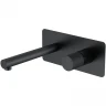 Смеситель для раковины Boheme Stick 125-BB.4 Черный матовый латунь встраиваемый