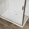 Душевой уголок Vincea City 120х90 VSR-5CT9012CL профиль Хром стекло прозрачное
