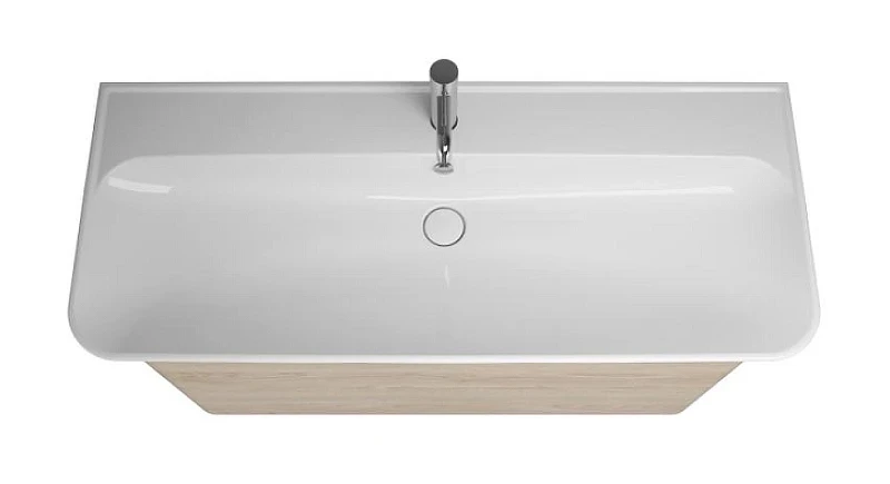 Тумба с раковиной Burgbad Iveo 120 SFEN120F2747G0161C0001*1 подвесная Дуб кашемировый