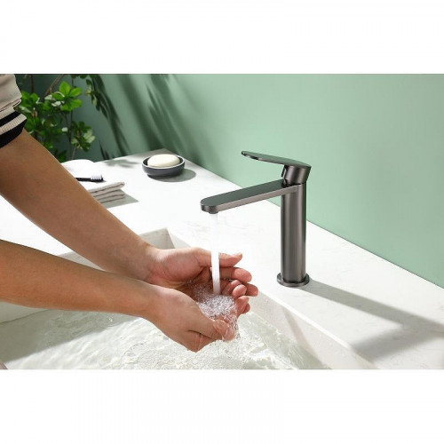 Смеситель для раковины Raglo R10.10.09 цвет Графит матовый