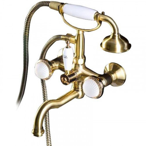Смеситель для ванны Boheme Satine 313-ST Бронза латунь на стену