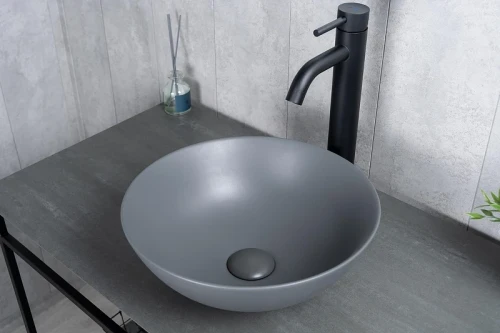 Раковина-чаша Gid Esfera 36 9081gnm 53404 цвет Серый матовый