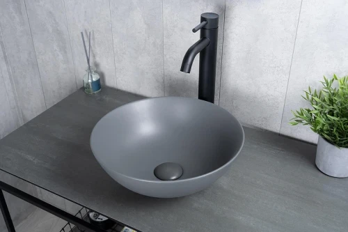 Раковина-чаша Gid Esfera 36 9081gnm 53404 цвет Серый матовый