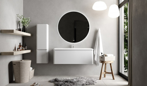 Шкаф пенал Raval Welto 33 Wel.04.120/P/W/RL подвесной Белый МДФ / ЛДСП