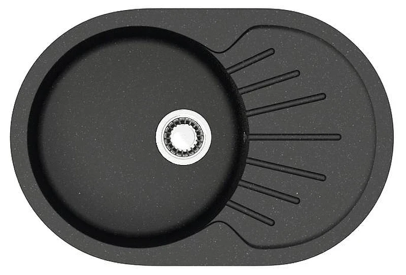 Кухонная мойка Azario Flora 73 CS00079913 цвет Черный