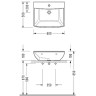 Раковина Serel 60 2045 Белая