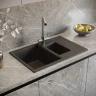 Кухонная мойка Domaci Болонья 75 М-210-007 цвет Антрацит