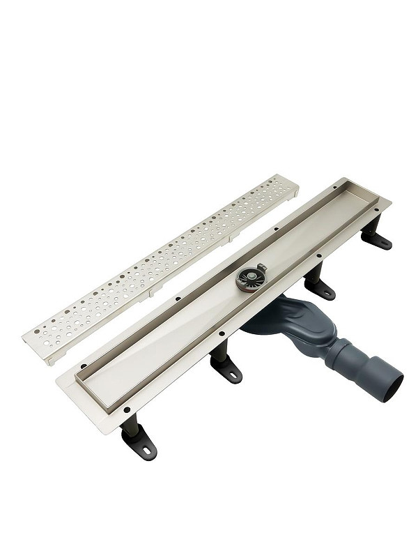 Душевой лоток Cezares Движение (Slider) SLIDER-LD-70-Cr с решеткой цвет Хром