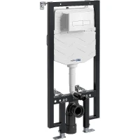 Инсталляция WasserKRAFT Vils 56TLT.010.ME.WH03 для унитаза с Белой клавишей смыва