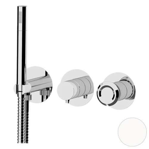 Смеситель для душа Remer Element ET97D3PBO цвет Белый матовый