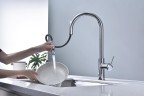 Смеситель для кухни Paulmark Galant Ga213077-CR Хром латунь