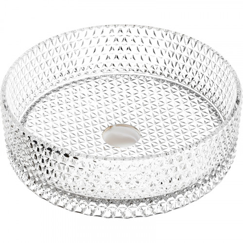 Раковина-чаша Ceramicanova Cristal 36 CN6062 Прозрачная стекло накладная