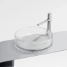 Раковина-чаша Ceramicanova Cristal 36 CN6062 Прозрачная стекло накладная