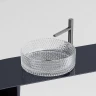 Раковина-чаша Ceramicanova Cristal 36 CN6062 Прозрачная стекло накладная