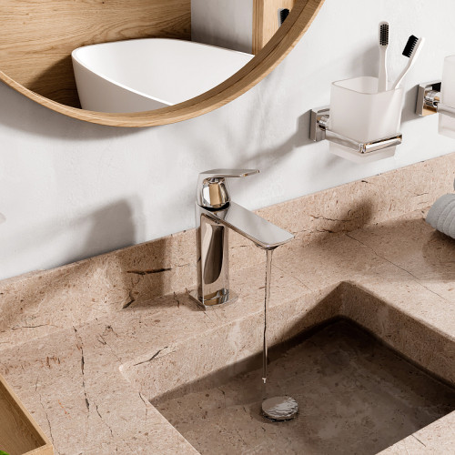 Смеситель для раковины WasserKRAFT Neime 1903 Хром латунь