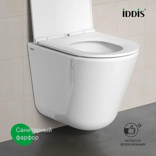Унитаз Iddis Ray RAYRDSEi25 подвесной с сиденьем Микролифт