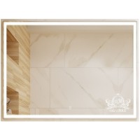 Зеркало Art&amp;Max Monza AM-Mon-1000-800-DS-F с подсветкой с сенсорным выключателем стекло