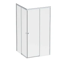 Душевой уголок AM.PM X-joy99х99 W94G-403-100100-MT1K профиль цвет Хром матовый стекло Прозрачное
