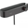 Смеситель для душа Hansgrohe ShowerTabletSelect 400 24360670 с термостатом Черный матовый латунь на стену