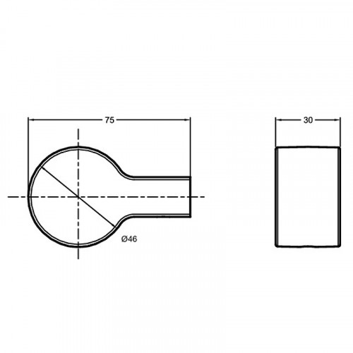 Крючок Jacob Delafon Singulier 15209D-CP Хром