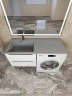 Раковина Uperwood Cosmos Quartz 120 L RCosmos120LS с местом под стиральную машину цвет Серый шелк