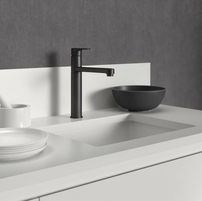 Смеситель для кухни Ideal Standard Cerafine Model O BC501XG Черный шелк латунь на столешницу