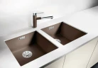 Кухонная мойка Blanco Subline 400-U 523424 Алюметаллик искусственный камень (литьевой мрамор) встраиваемый