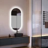 Зеркало Abber Kontur 120 AG6303SL-1.2 с подсветкой с сенсорным выключателем и диммером стекло