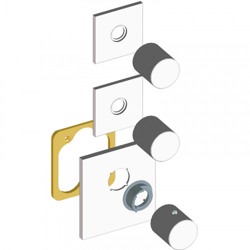 Смеситель для душа Bossini Outlets Z031203.030 с термостатом Хром латунь встраиваемый