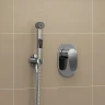 Гигиенический душ со смесителем WasserKRAFT A11056 Хром латунь на стену