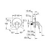 Смеситель для душа Grohe Eurostyle 23725003 Хром