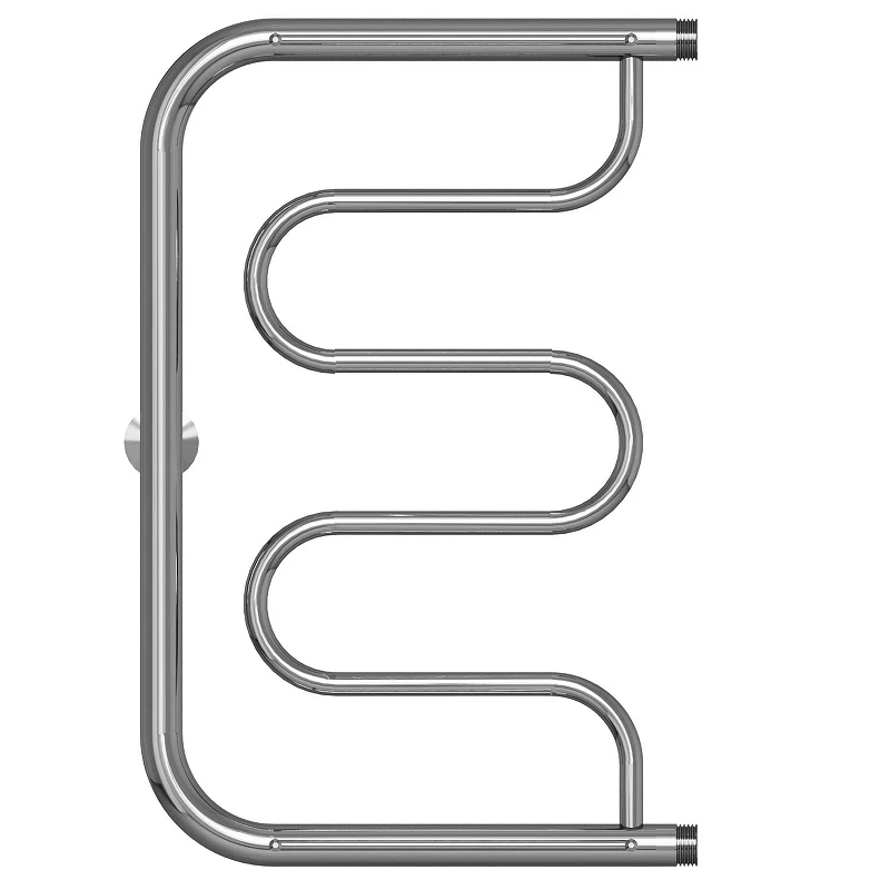 Водяной полотенцесушитель Mixline Simple PM1 60х40 556323 с полкой цвет Хром