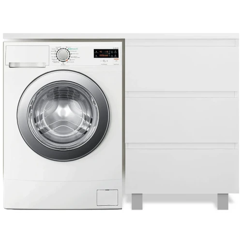 Тумба с раковиной Эстет Dallas Luxe 115 R ФР-00002301 Белая МДФ / ЛДСП
