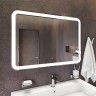 Зеркало Iddis Edifice 100 ЗЛП109 с подсветкой Белое стекло