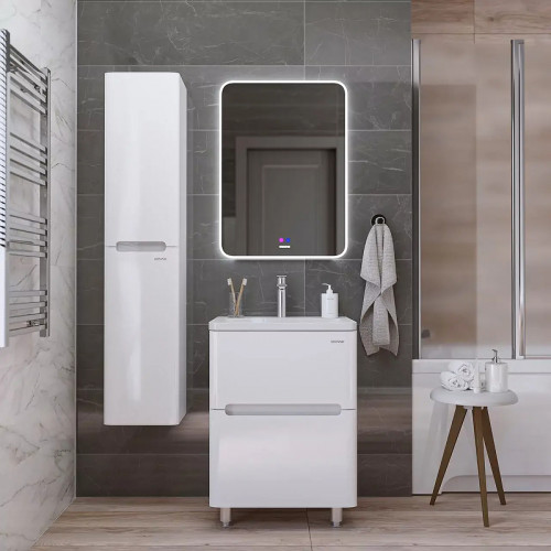 Тумба под раковину Grossman Адель 70 107018 цвет Белый глянцевый