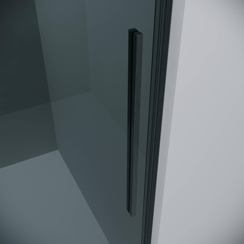 Душевая стенка Grossman Galaxy 100 200.K33.01.100.42.10 профиль Графит сатин стекло тонированное