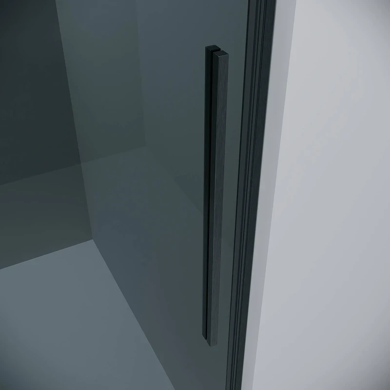 Душевая стенка Grossman Galaxy 100 200.K33.01.100.42.10 профиль Графит сатин стекло тонированное