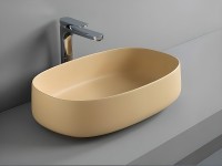 Раковина-чаша Artceram Cognac 55 COL003 12 00 Giallo zinco фарфор накладная
