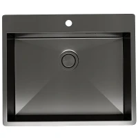 Кухонная мойка Reflexion Iseo 60 RX2260BL цвет Оружейная сталь